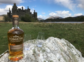 A dram at Kilchurn Castle