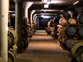 Deanston distillery warehouse