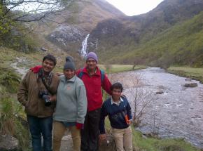 Prashant and family, Nigeria