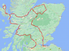 Outline route map