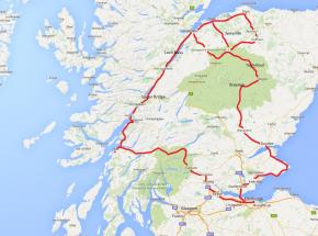 Outline route map