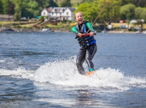 Wakeboarding on Loch Lomond!