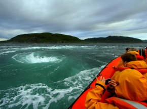 Corryvreckan whirlpool, the 3rd largest in the world!