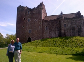 On tour at the famous Doune Castle