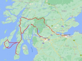 Outline route map