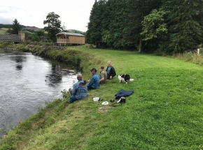 Fishing on the world famous river Tay