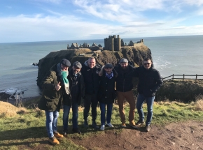 Moreno and the team at Dunnottar Castle