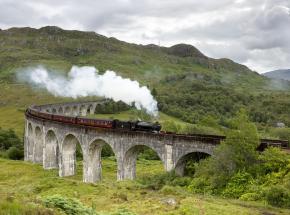 The Jacobite Steam Train at Glenfinnan