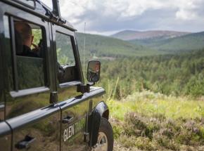 Landrover Safari on the beautiful and secluded Glen Tanar Estate