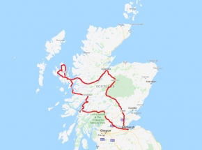 Outline route map